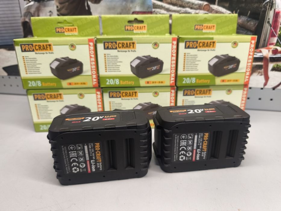 Акумуляторна батарея Procraft Battery20/8 MAX (20В, 8Ач)