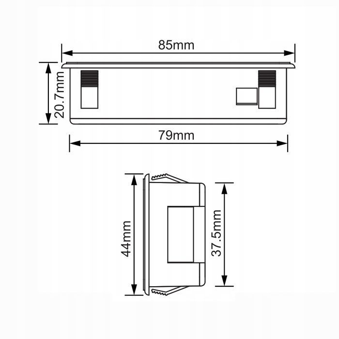 Amperomierz DC200V 50A Woltomierz AH Wh Temp. Czas