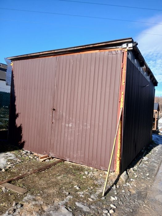 Sprzedam Garaż blaszany robiony  4.2 m x 7.3  wysoki 3.4 m