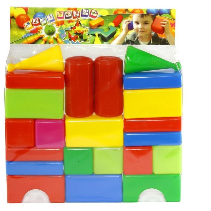 Dmuchane klocki dla dzieci 1+, zestaw 22