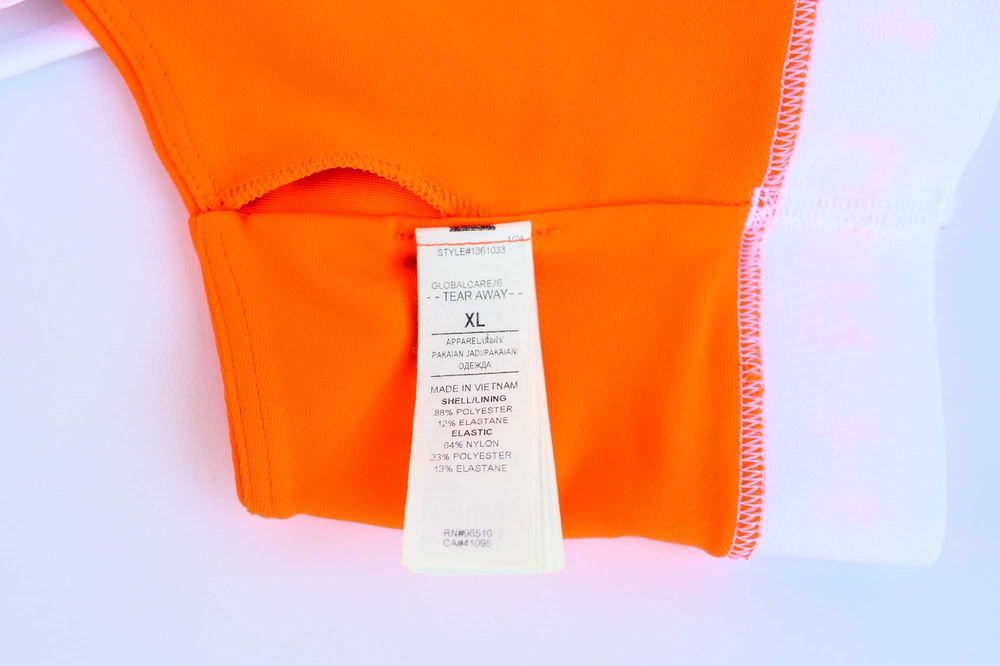 UNDER ARMOR - TOP pomarańczowy sportowy XL