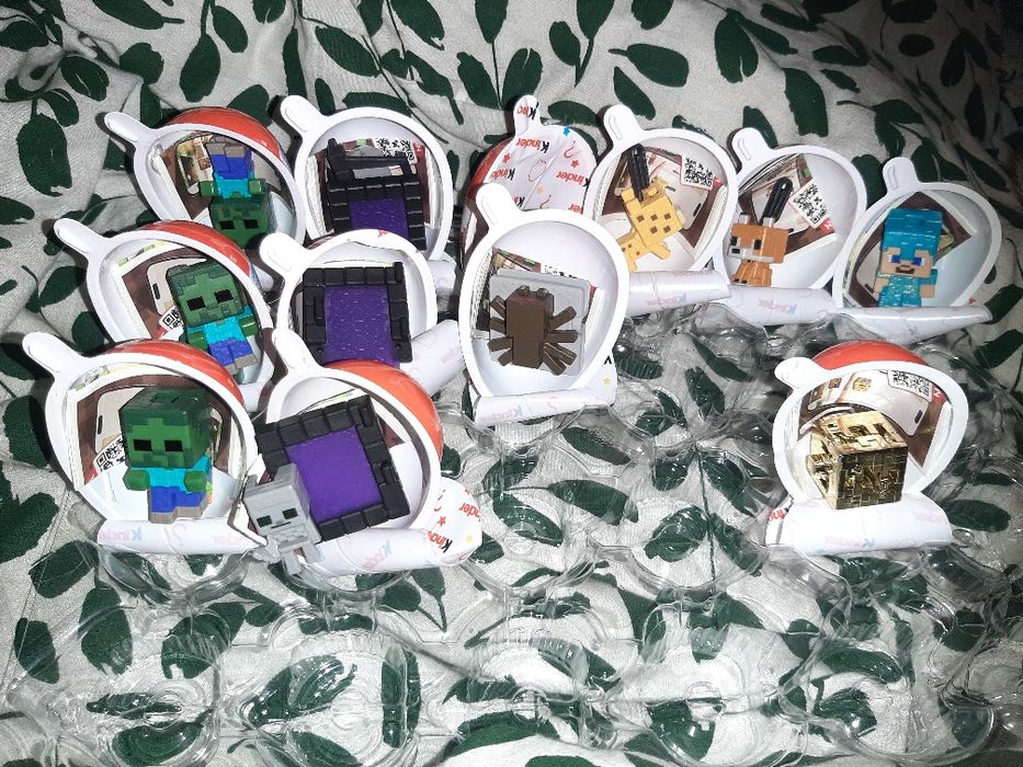 Figurki Minecraft kinder Joy