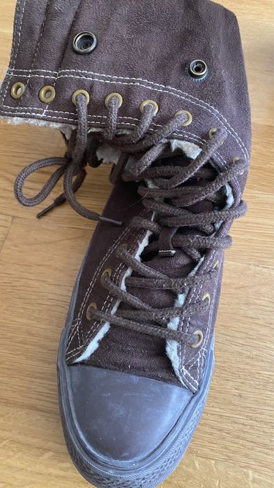 Brązowe buty trampki ocieplane roz. 40