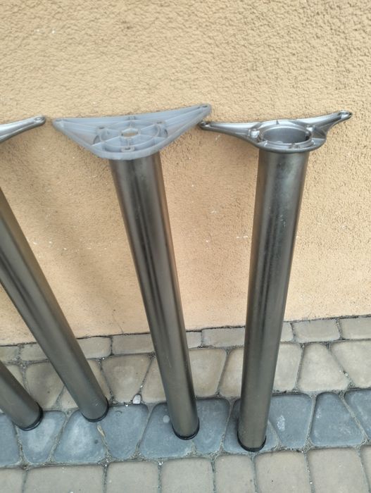 Nogi do  stołu metalowe z regulacj