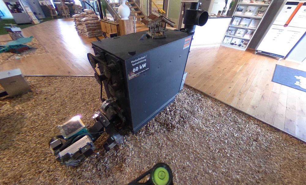 Piec na Trociny Zrębki Wióra Odpady MDF HDF Heizomat 60kw