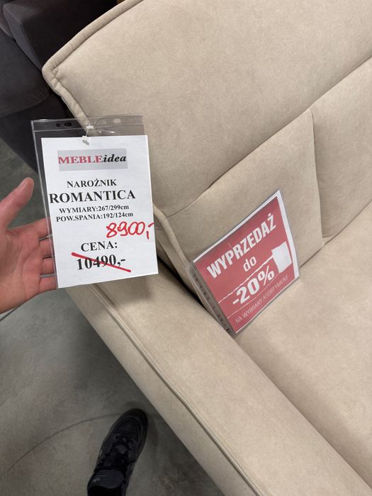 WYPRZEDAŻ! Narożnik modułowy Romantica, marka Meblosoft