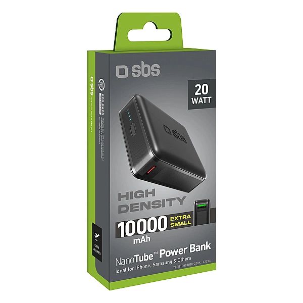 Powerbank SBS TEBB10000HDPD20K 10000 mAh z Power Delivery - czarny