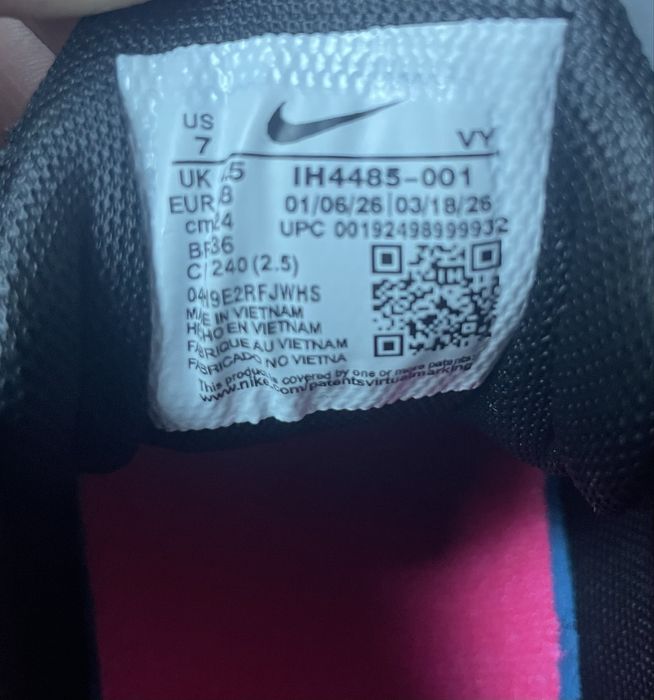 Nike shox różowo czarne r38