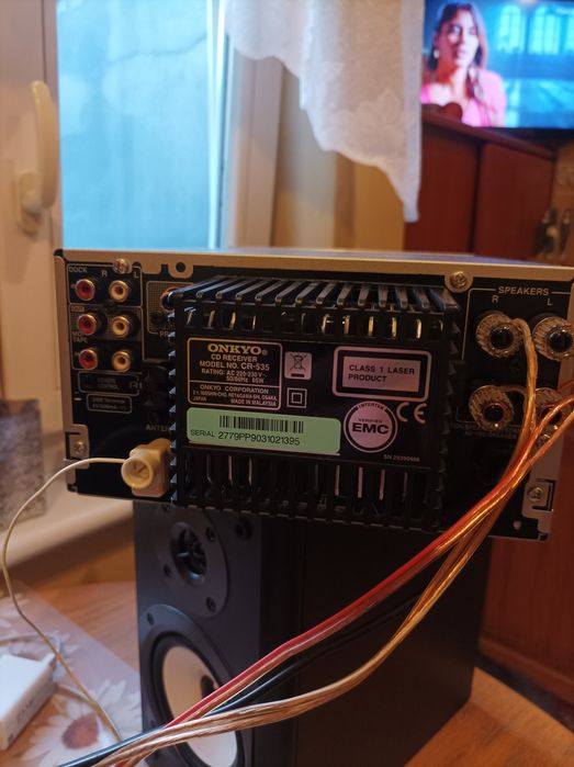 Onkyo CR-535 plus kolumny - oryginał