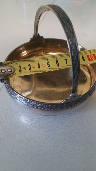 Конфетница ,сахарница  серебро, 875