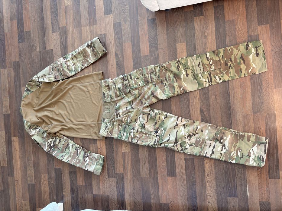 Тактичні штани з наколінниками та убакс  helikon-tex, мультикам