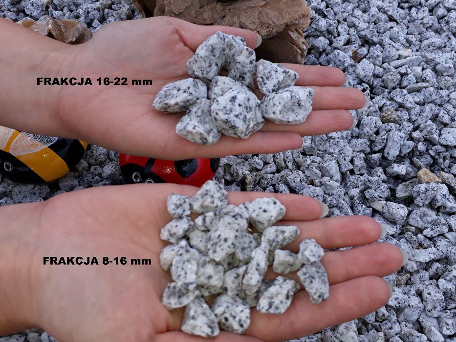 GRYS DO OGRODU Granitowy Dalmatyńczyk 16-22 mm KURIER 0zł TONA