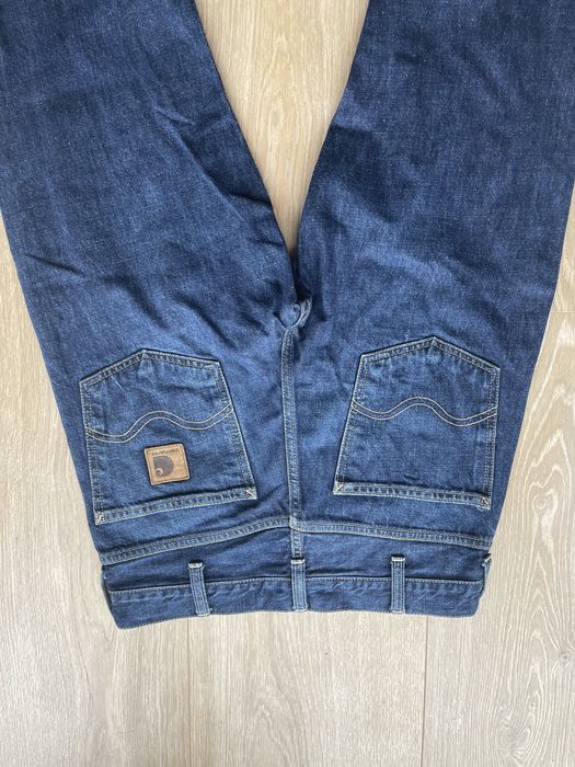 Granatowe jeansy Carhartt 28/32
