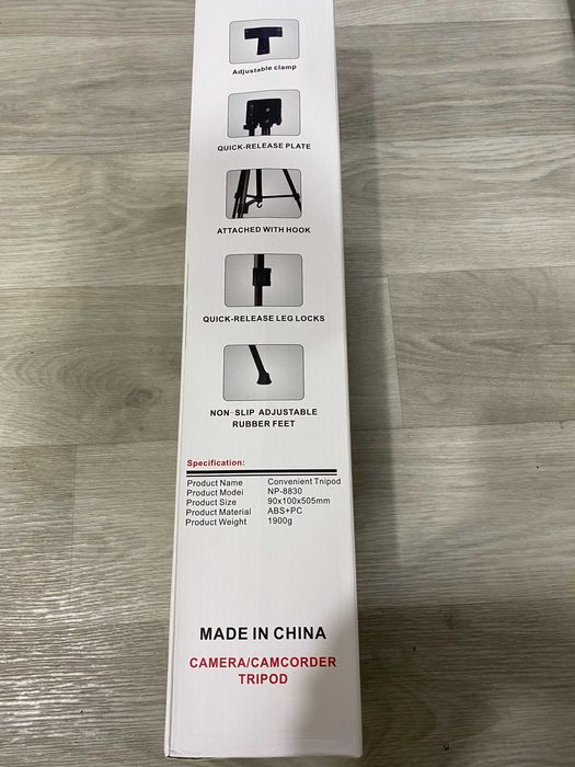 Штатив тринога для телефону, фотоапарата NeePho Чорний NP-8830