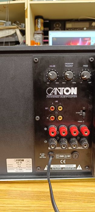 Сабвуфер Canton AS 30 ( драйвер 2шт -220 мм)