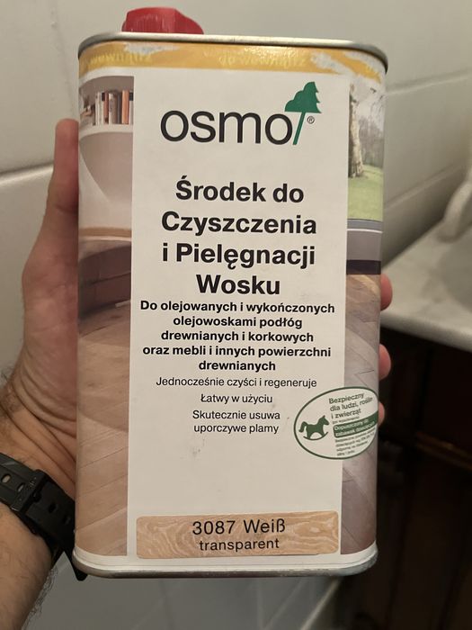 Osmo srodek do czyszczenia i pielegnacji wosku Bialy transparetny 0.5l