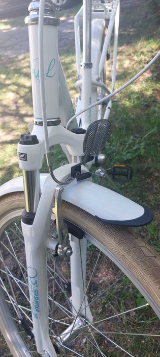 Rower miejski Unibike Viva 3, 26" biały