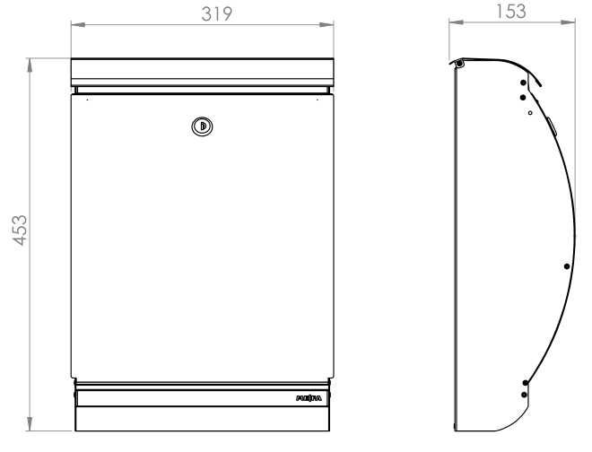 Skrzynka na listy MEFA Penguin