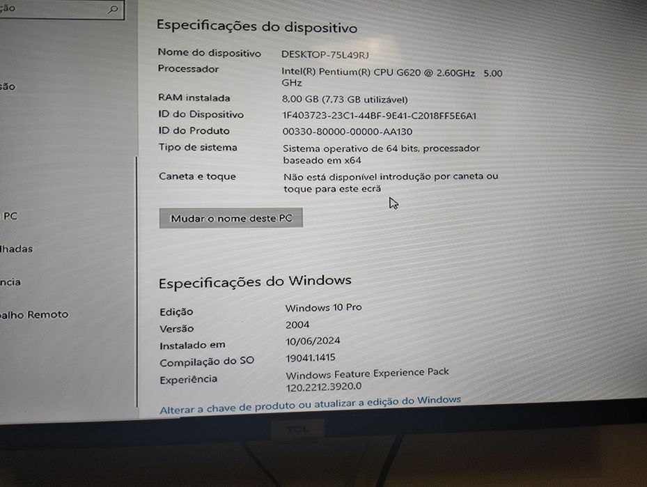 PC Desktop intel