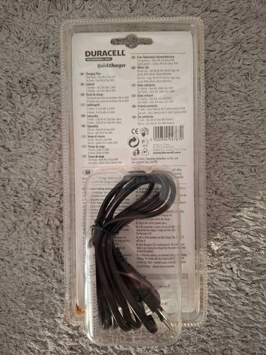 Duracell carregador de bateria