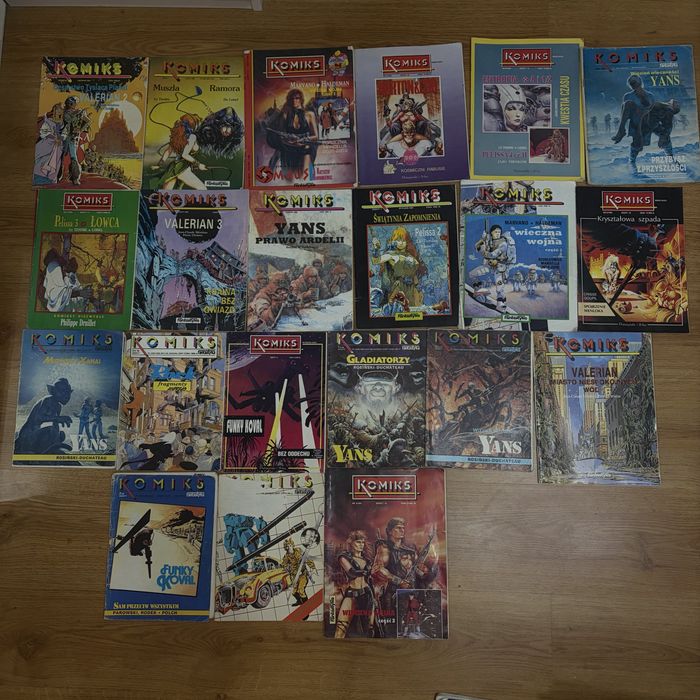 Komiksy, zestaw komiksów; KOMIKS