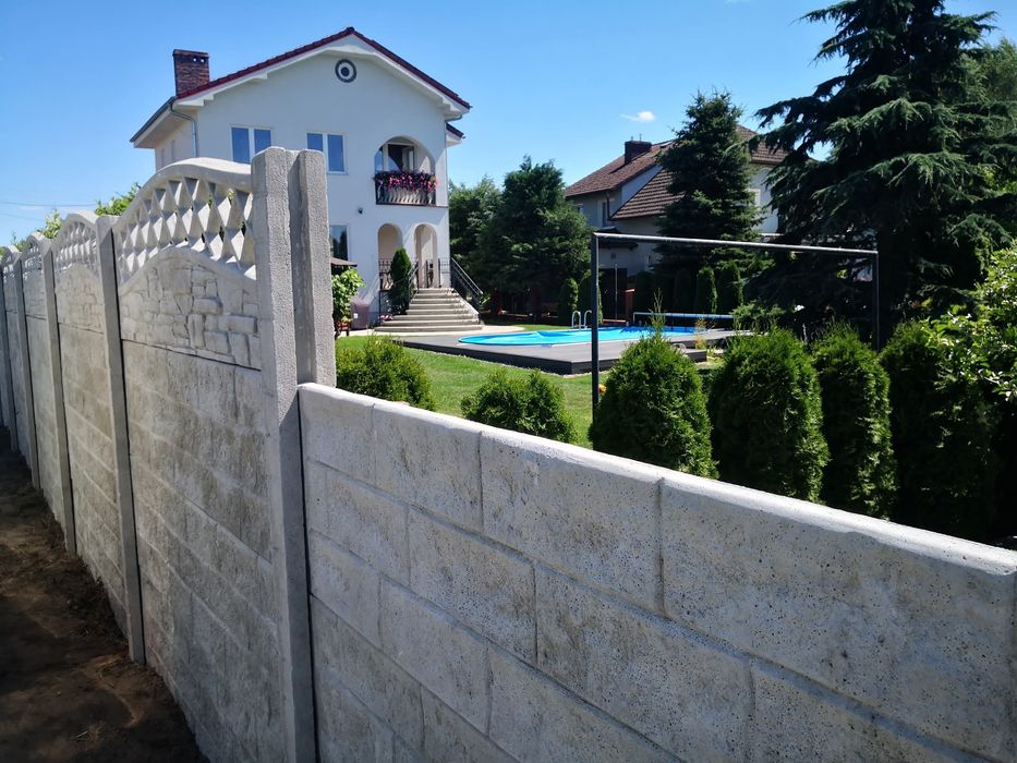 Ogrodzenia betonowe 4 w 1