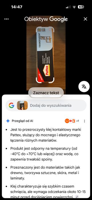 Klej pattex uniwersalny
