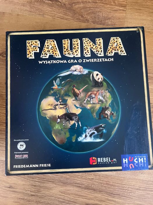 Fauna – jak nowa - edukacyjna gra planszowa o zwierzętach, idealna do nauki i zabawy