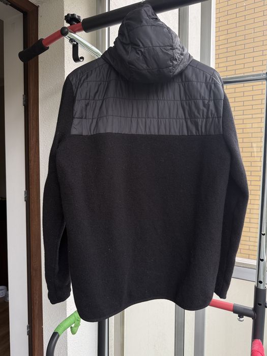 Holebrook Sweden Hooded Wool Hybrid Windproof Jacket Black M