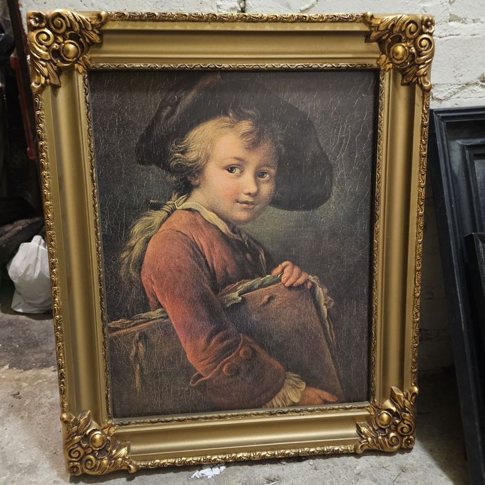 Obraz malowany stary