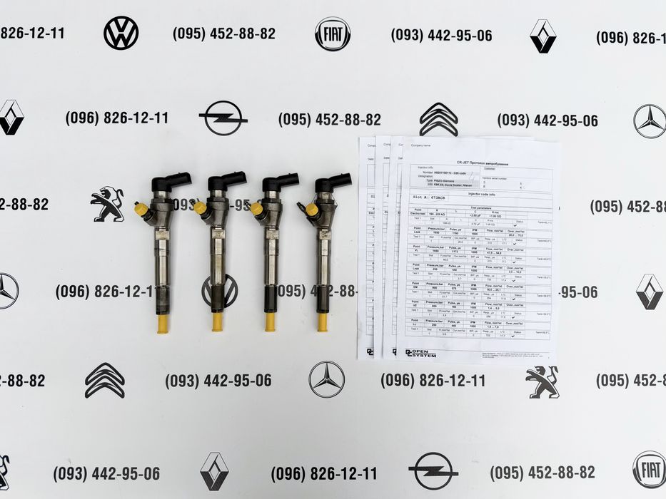Форсунка Renault Kangoo Megane Scenic 1.5CDI 166006212r, H8201100113