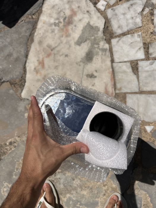 Panela de valvula com bypass 63mm
