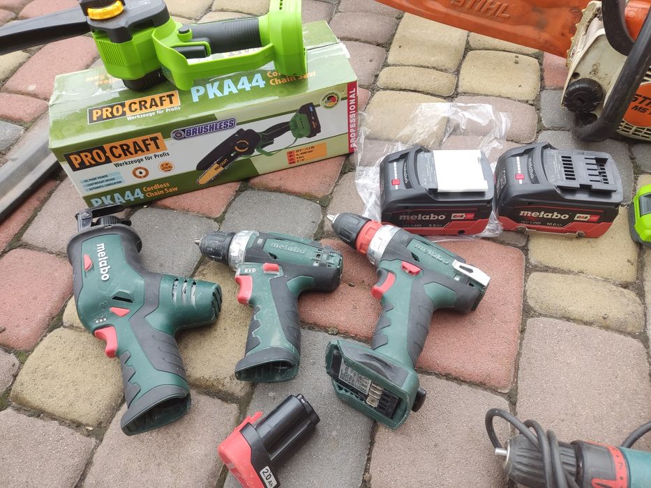 Метабо Бош Макита Пила Фонарик болгарка шуруповёрт аккумулятор