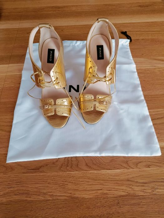 Damskie sandały na obcasie Pinko Francine