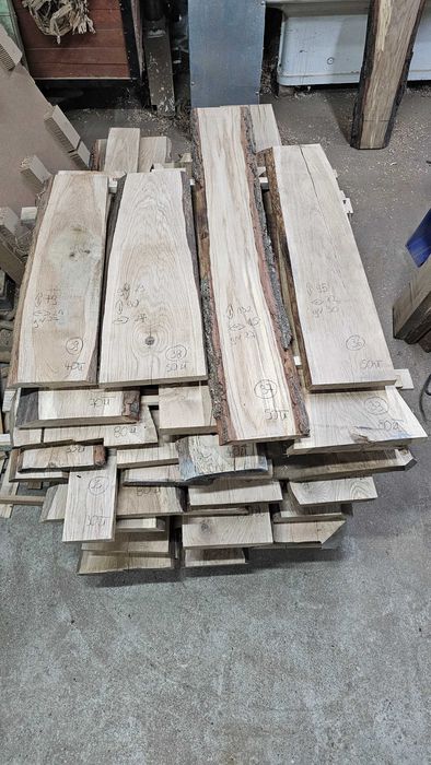 Deski dębowe żywica loft rustykalny