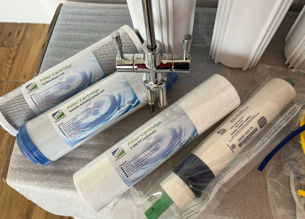 Зворотний осмос з помпою і мінералізатором фільтр води преміум Італія