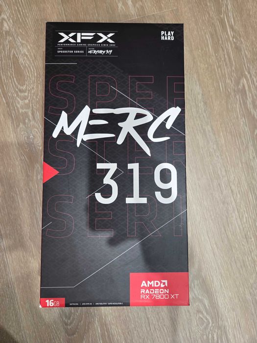 Karta graficzna xfx speedster merc 319 radeon rx 7800 xt black edition