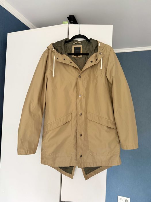 Чоловіча куртка подовжена jack&jones на підкладці ідеальний стан