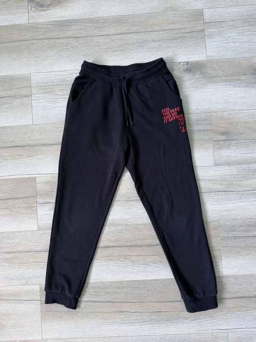 спортивні штани джогери трикотажні  утеплені для хлопчика 10-11 років