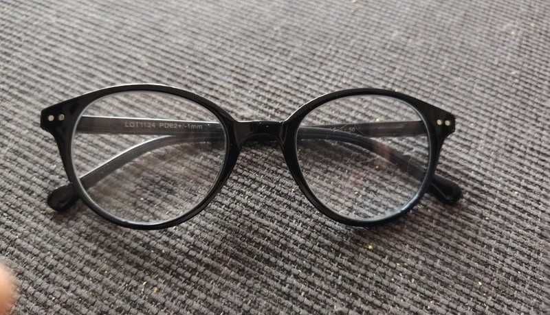 Loto Medic_Okulary ( +1 )_Klasyk_Czarne_Okazja