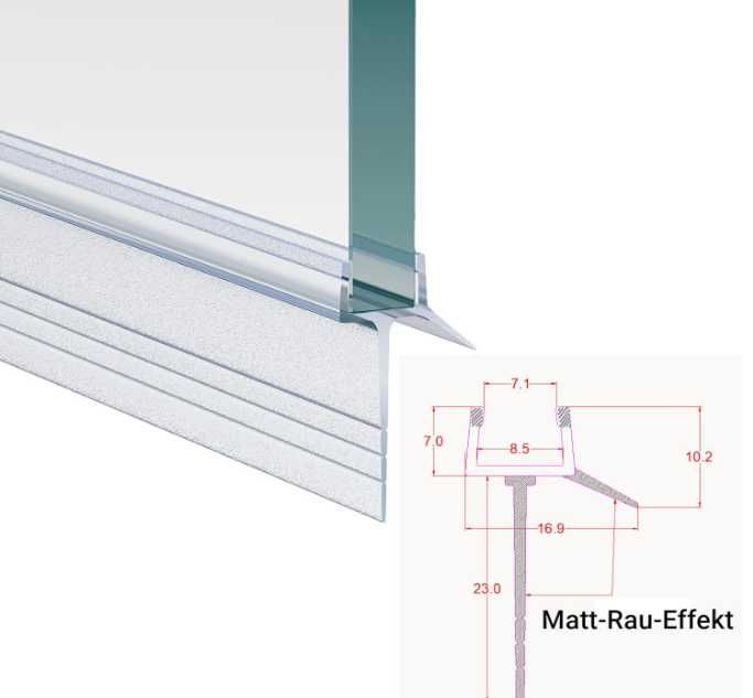 Uszczelka do Drzwi Prysznicowych WITEN NOCK | Uniwersalna Wodoodporna