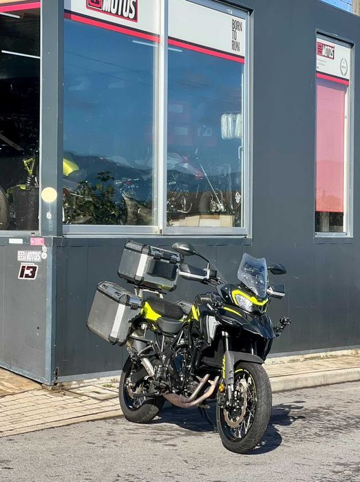Benelli TRK 702 X Oportunidade Usado – Full Extras, Cinza/Amarelo – GGMOTOS