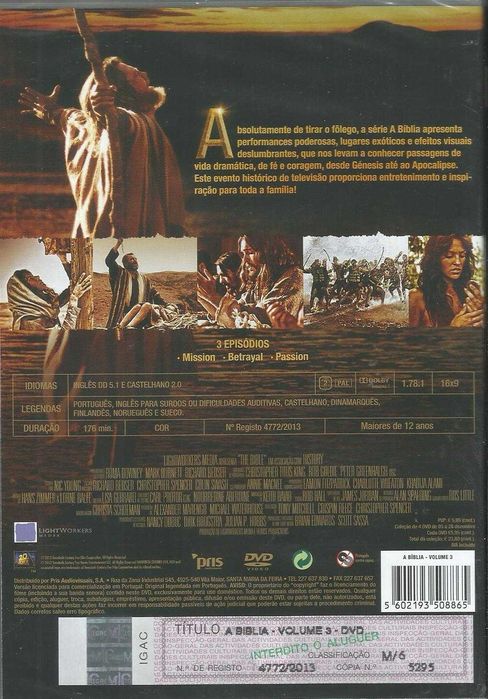 A Bíblia: A mini série épica (4 DVD) (2013)