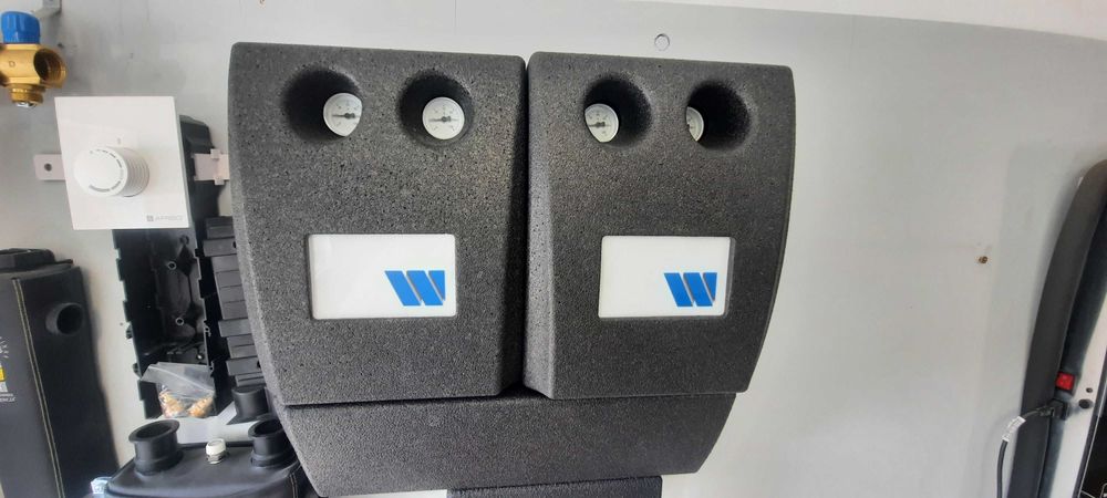 Zestaw Pompowy WATTS, 2xGrupa + rozdzielacz, Pompy Wilo, siłowniki