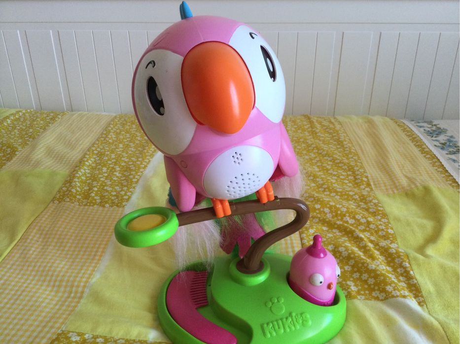 Emotion pet - papagaio - brinquedo interativo  repete o que "ouve"