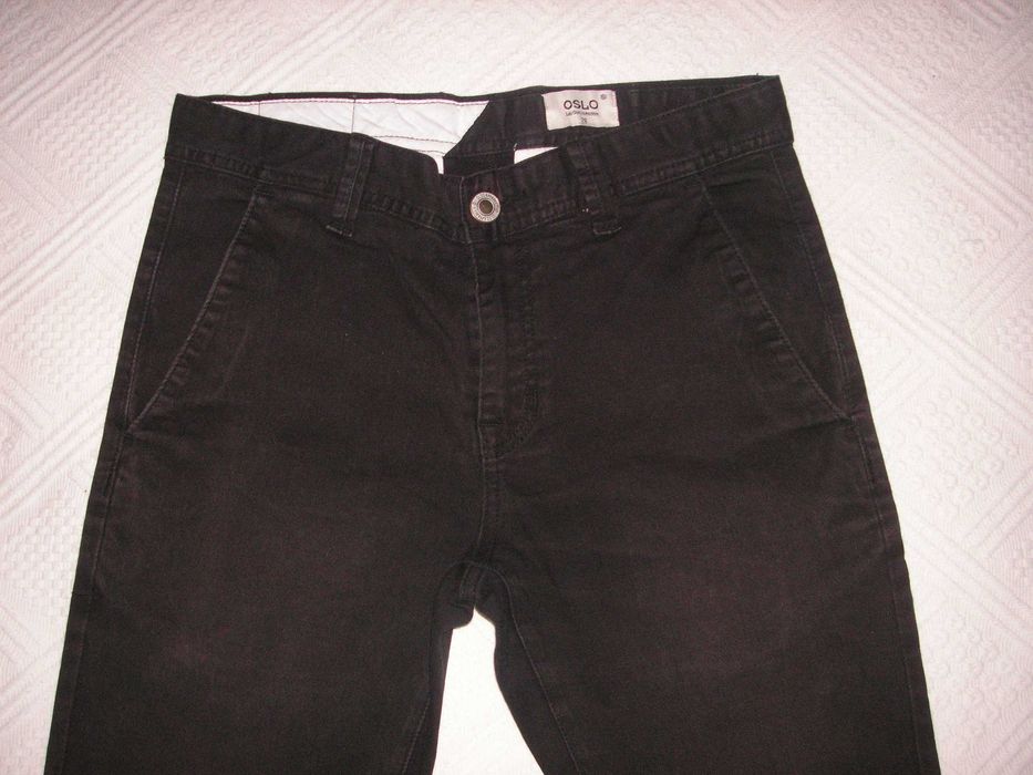 Calças / Jeans Preto marca Oslo