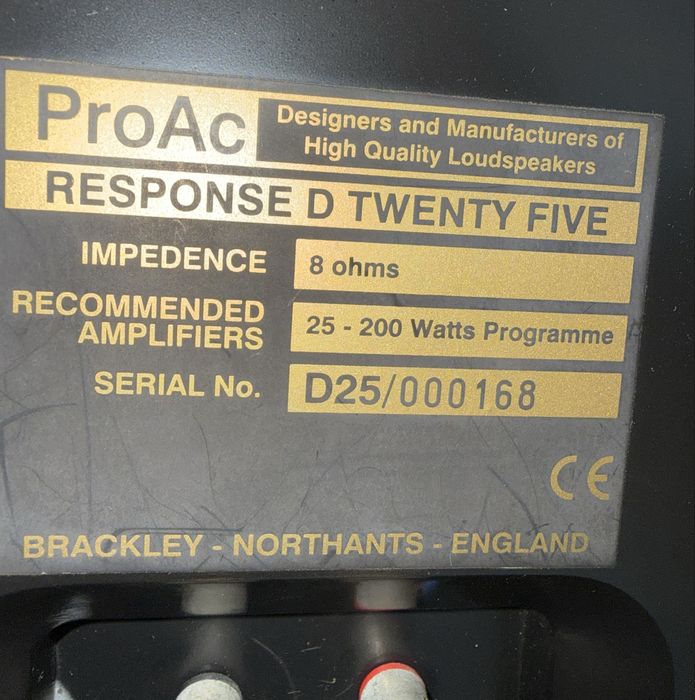 Colunas ProAc D25 Cherry