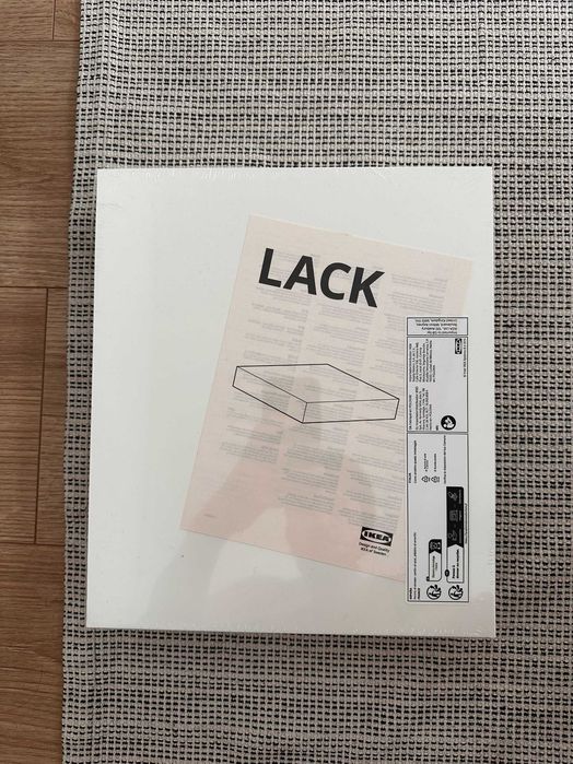 4 Prateleiras IKEA LACK Brancas 30x26 cm – Novas e Embaladas