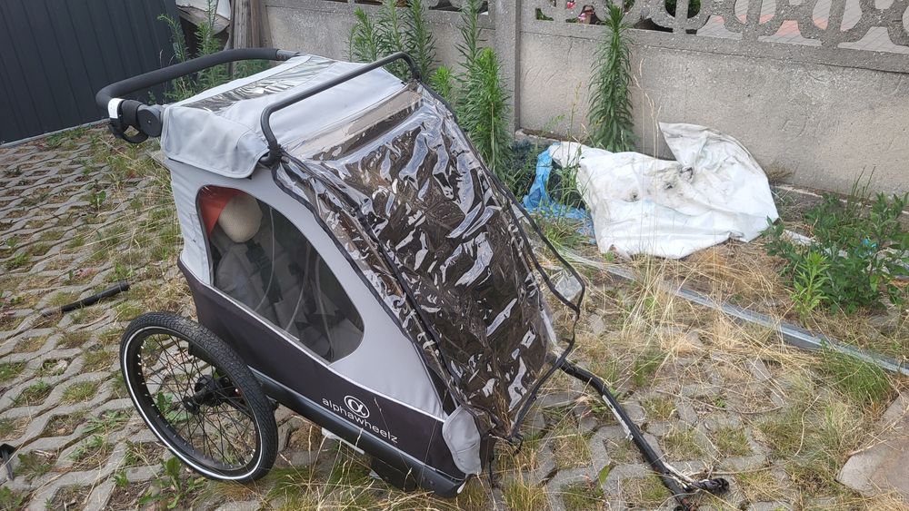 Przyczepka rowerowa 3w1 Alphaweelz