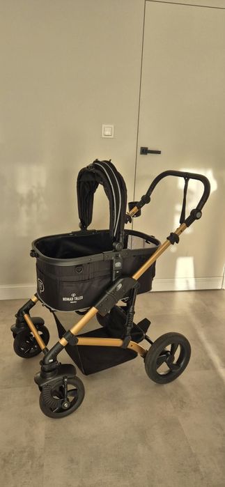Wózek dla psa/kota Nomad Tales Calma Premium do 15 kg –  złoto